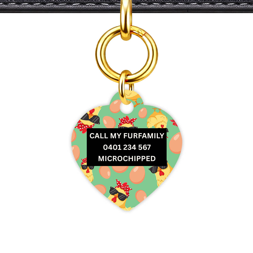 Happy Hens Classic Pet Id (Dog Tag & Cat Tag)