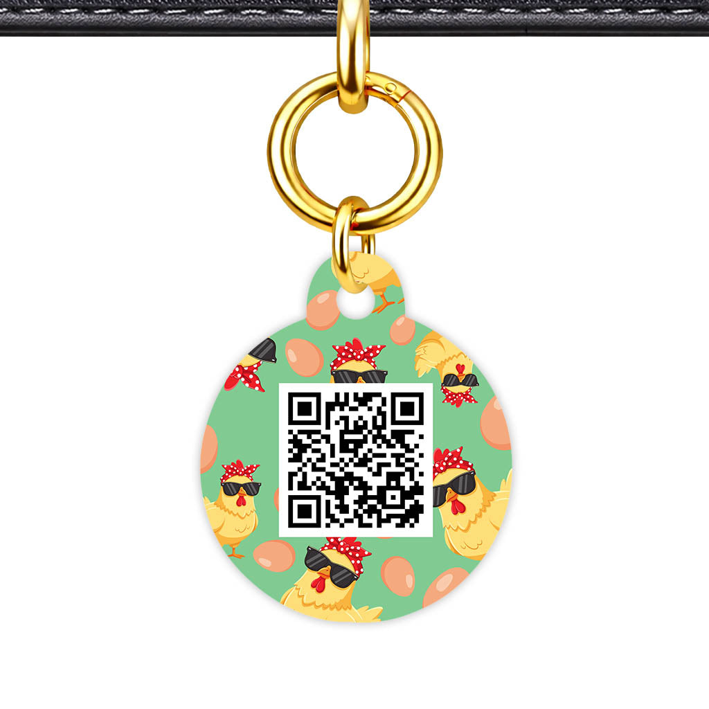 Happy Hens QR Smart Pet Id Tag (Dog Tag & Cat Tag)