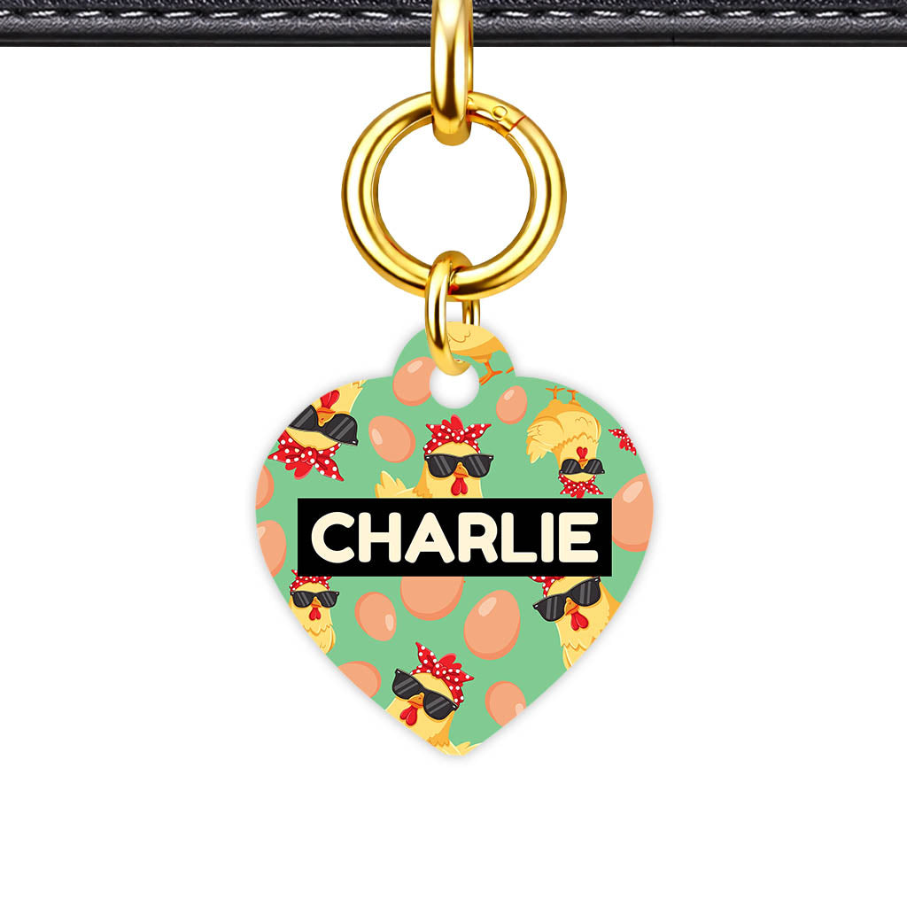 Mixed Classic Dog Tag Gold Classic Vol 30 | 5 Designs | Heart Bone Circle | Pet ID Tag - Classic Id Unique Happy Hens Classic Pet Id Dog Tag And Cat Tag 2070