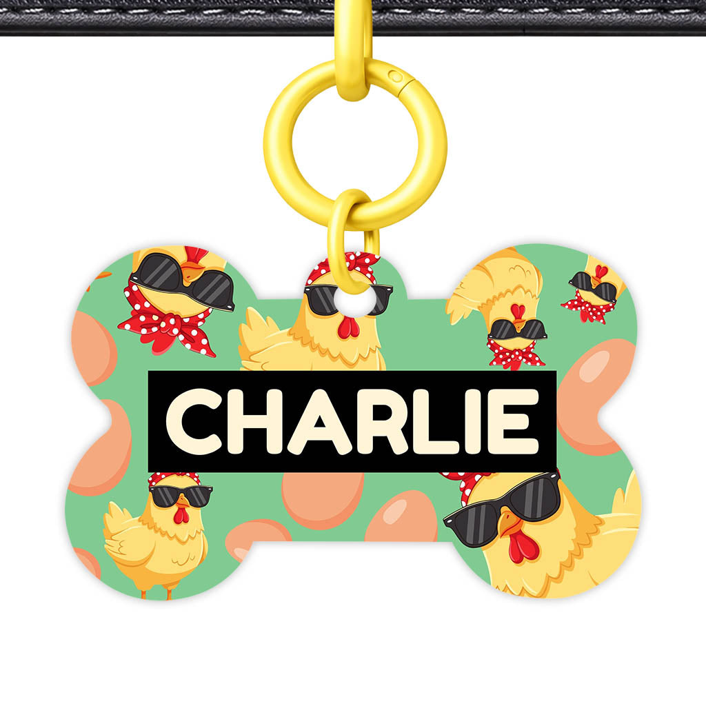 Happy Hens QR Smart Pet Id Tag (Dog Tag & Cat Tag)