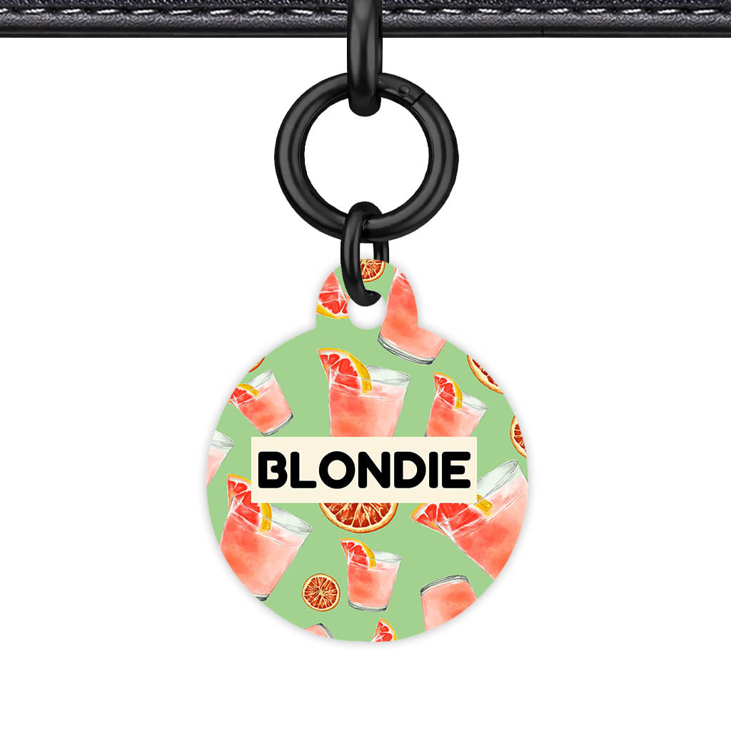 Pink Cocktails Classic Pet Id (Dog Tag & Cat Tag)