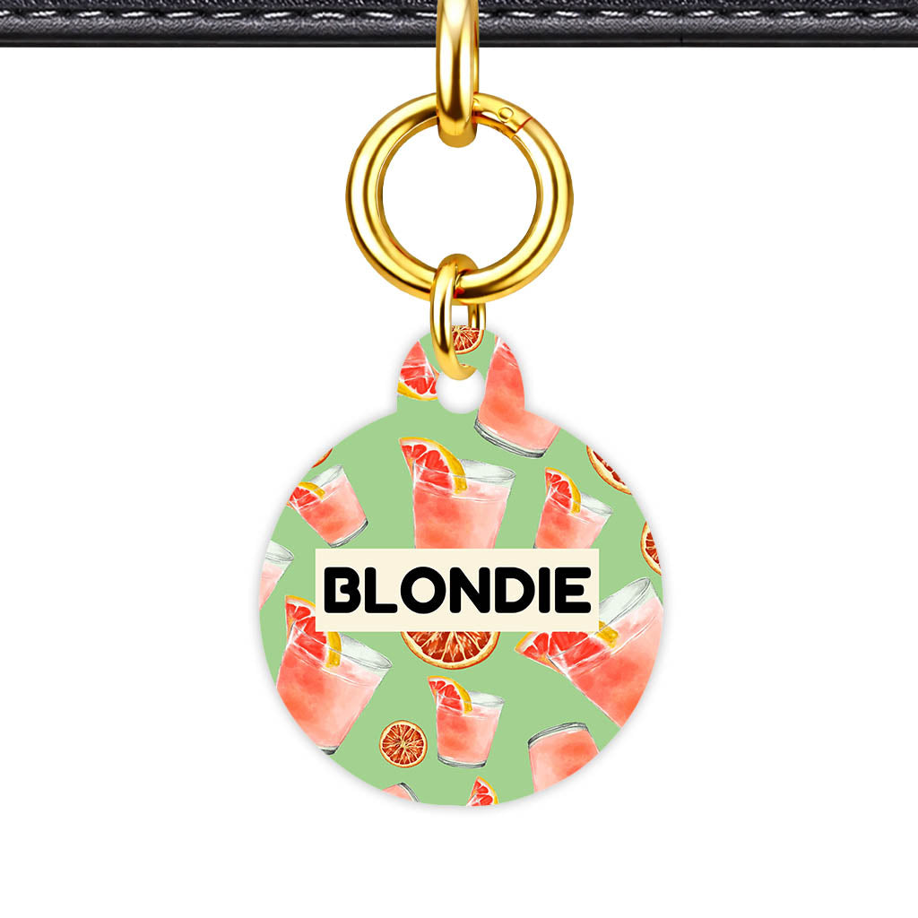 Pink Cocktails Classic Pet Id (Dog Tag & Cat Tag)