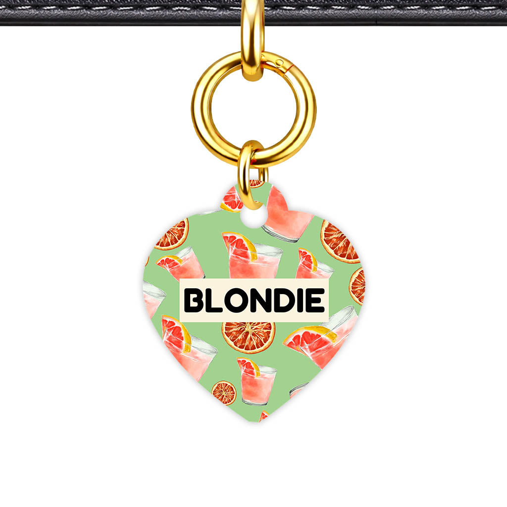 Mixed Classic Dog Tag Gold Classic Vol 31 | 5 Designs | Heart Bone Circle | Pet ID Tag - Classic Id Unique Pink Cocktails Classic Pet Id Dog Tag And Cat Tag 2073