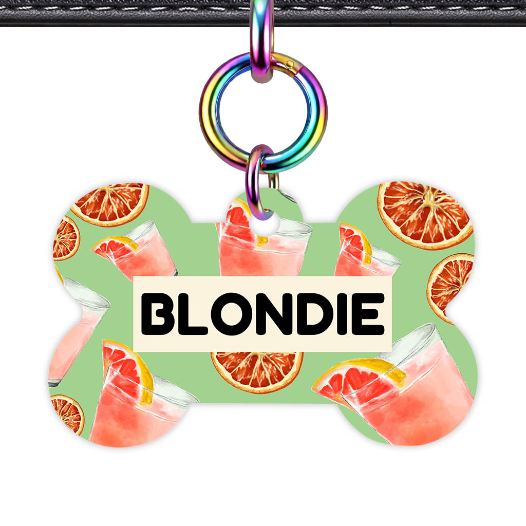 Pink Cocktails Classic Pet Id (Dog Tag & Cat Tag)