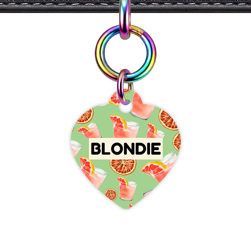Pink Cocktails Classic Pet Id (Dog Tag & Cat Tag)