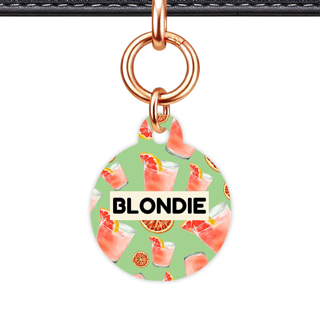 Pink Cocktails Classic Pet Id (Dog Tag & Cat Tag)