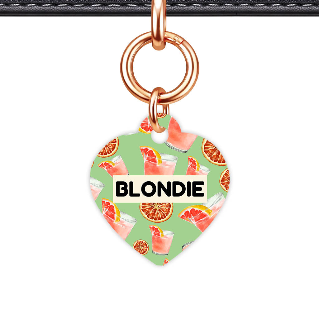 Pink Cocktails Classic Pet Id (Dog Tag & Cat Tag)