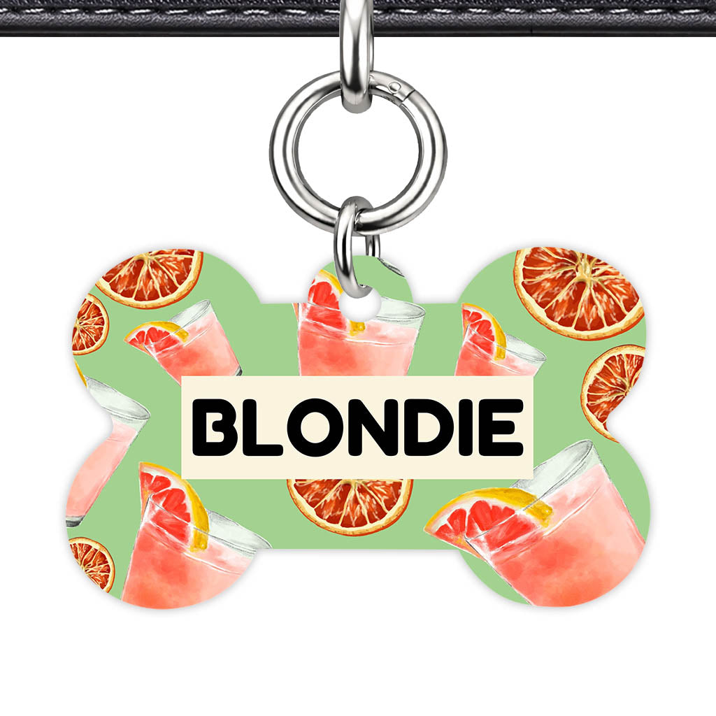 Pink Cocktails Classic Pet Id (Dog Tag & Cat Tag)