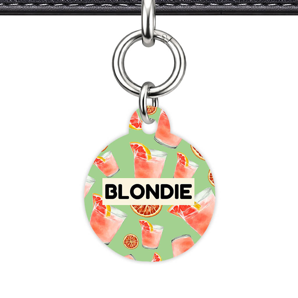 Pink Cocktails Classic Pet Id (Dog Tag & Cat Tag)