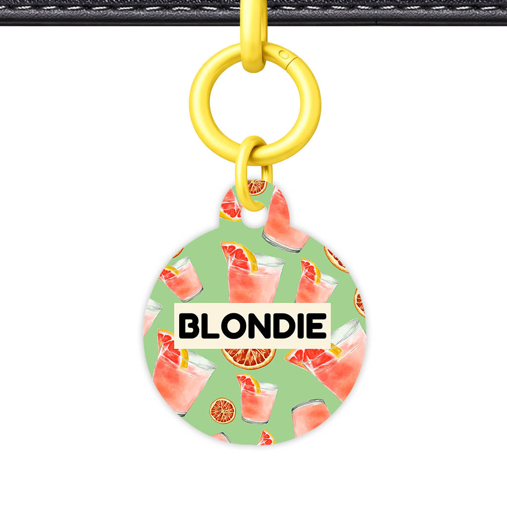 Pink Cocktails Classic Pet Id (Dog Tag & Cat Tag)