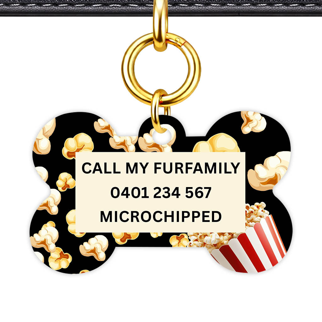 Popcorn Classic Pet Id (Dog Tag & Cat Tag)