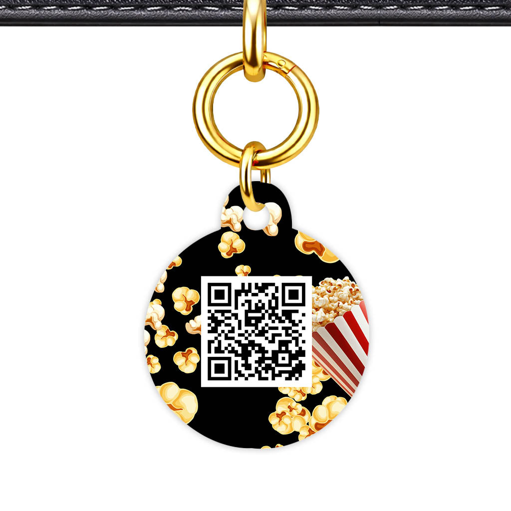 Popcorn QR Smart Pet Id Tag (Dog Tag & Cat Tag)