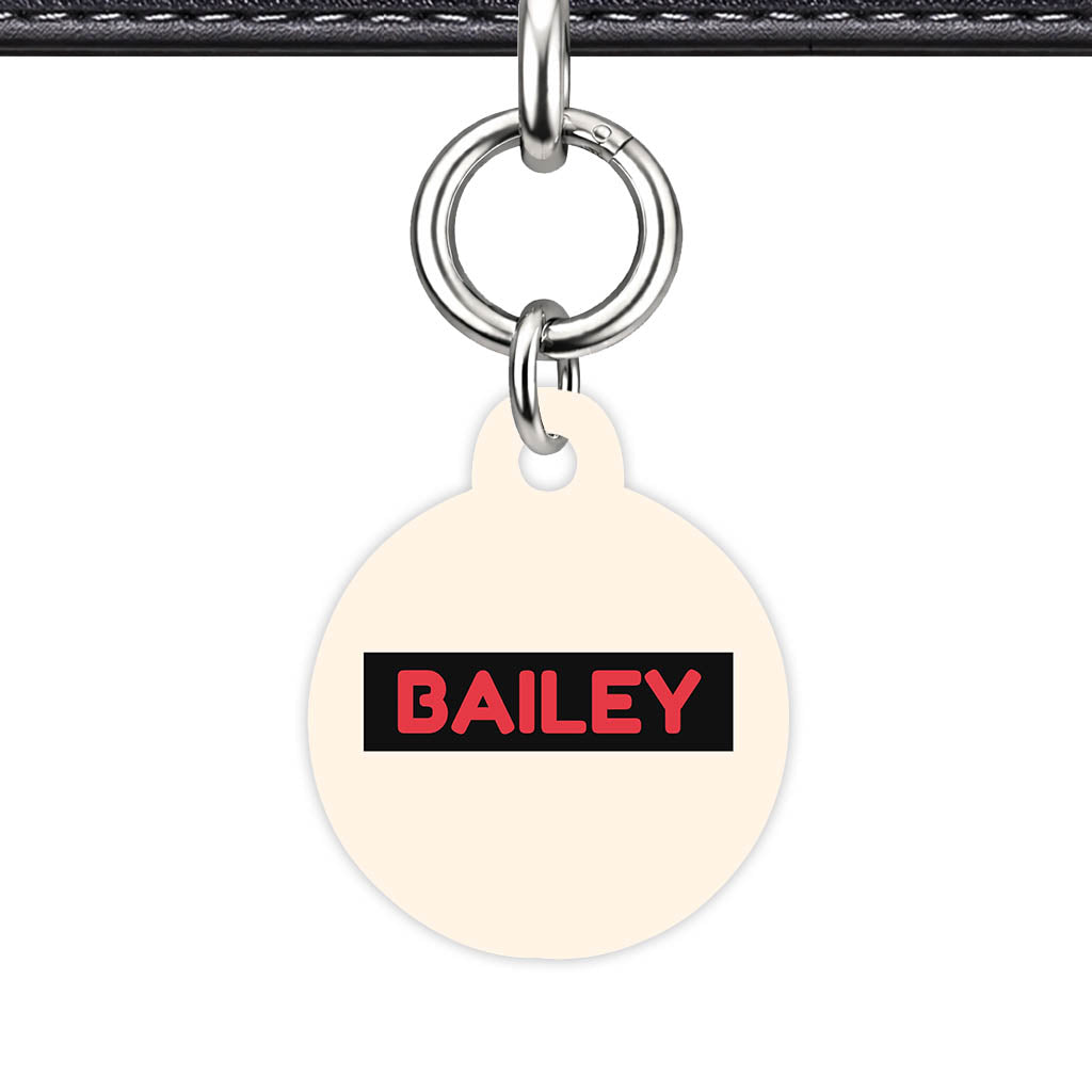 Red and Cream Classic Pet Id - image 15