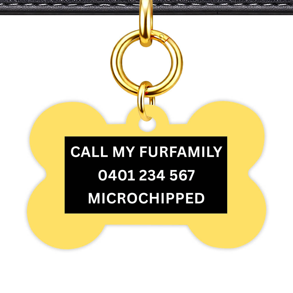 Yellow Classic Pet Id - image 12