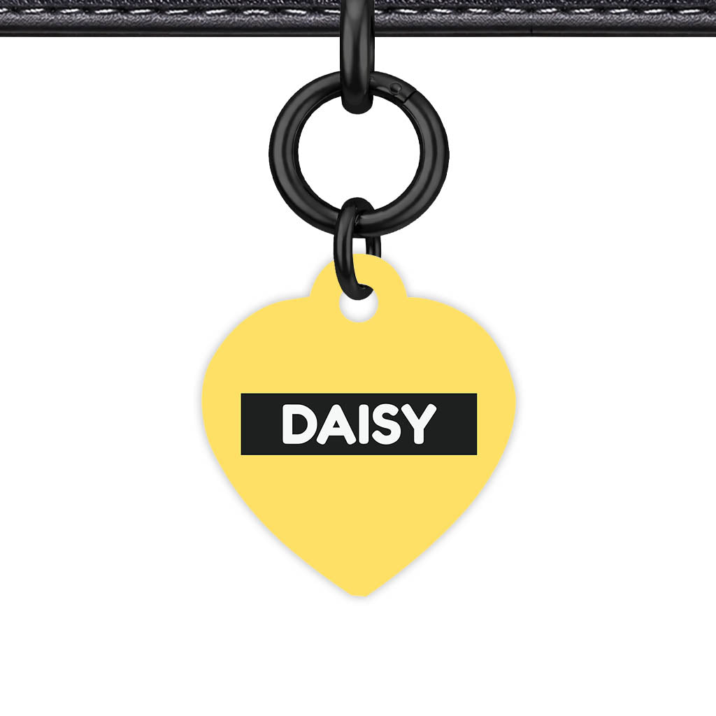 Yellow QR Smart Pet Id Tag (Dog Tag & Cat Tag)