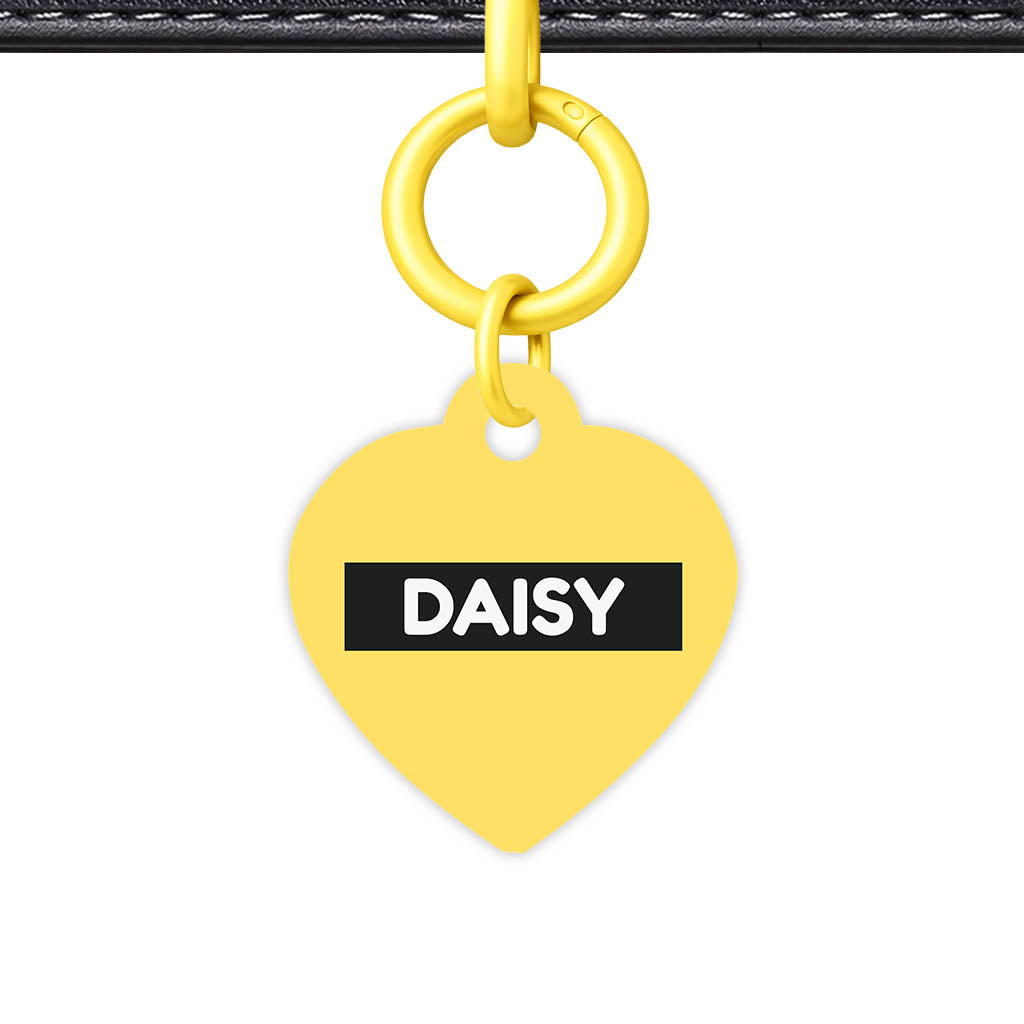 Yellow QR Smart Pet Id Tag (Dog Tag & Cat Tag)