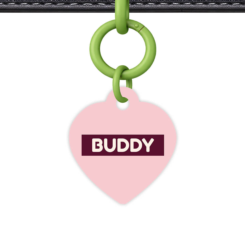 Pink QR Smart Pet Id Tag (Dog Tag & Cat Tag)