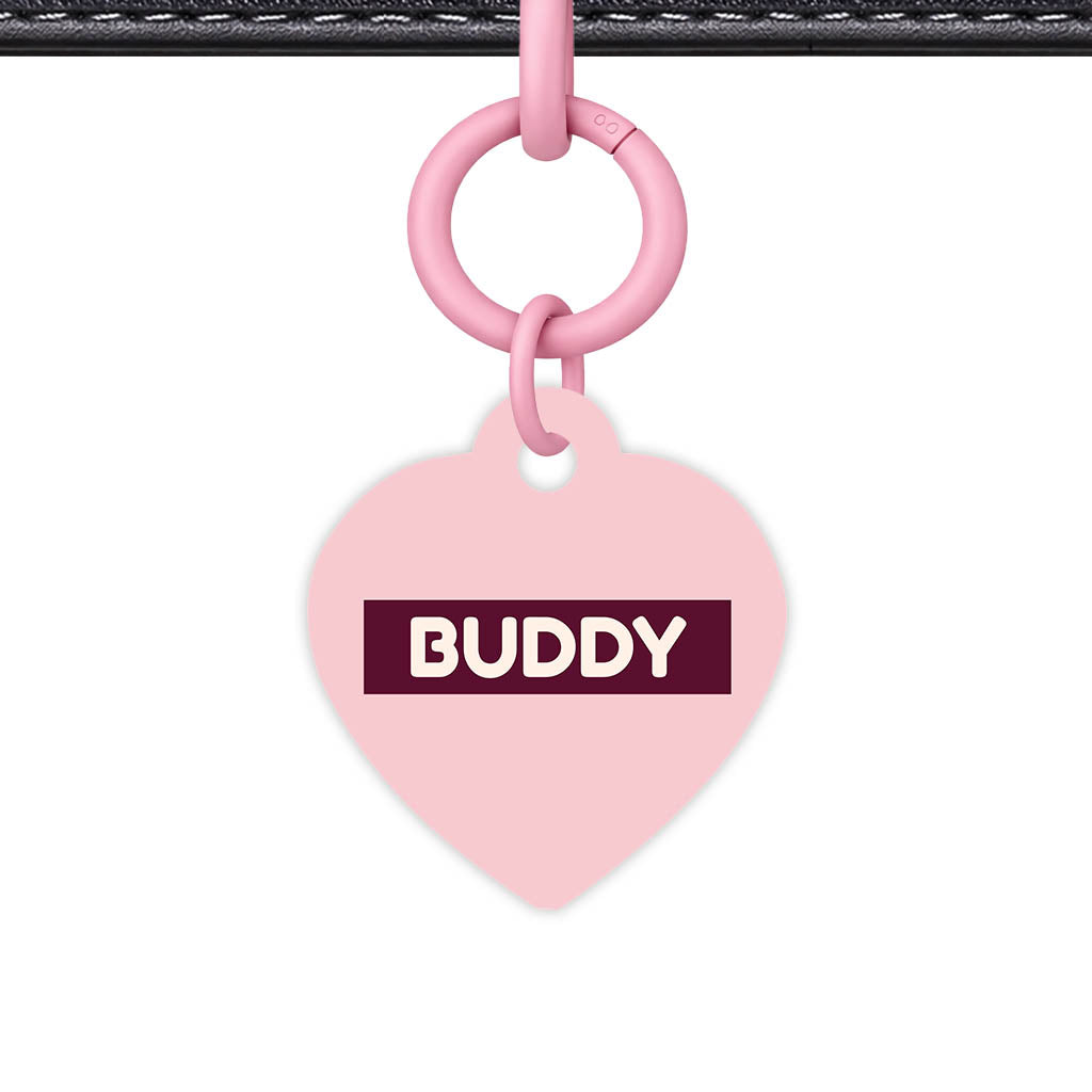 Pink Classic Pet Id (Dog Tag & Cat Tag)