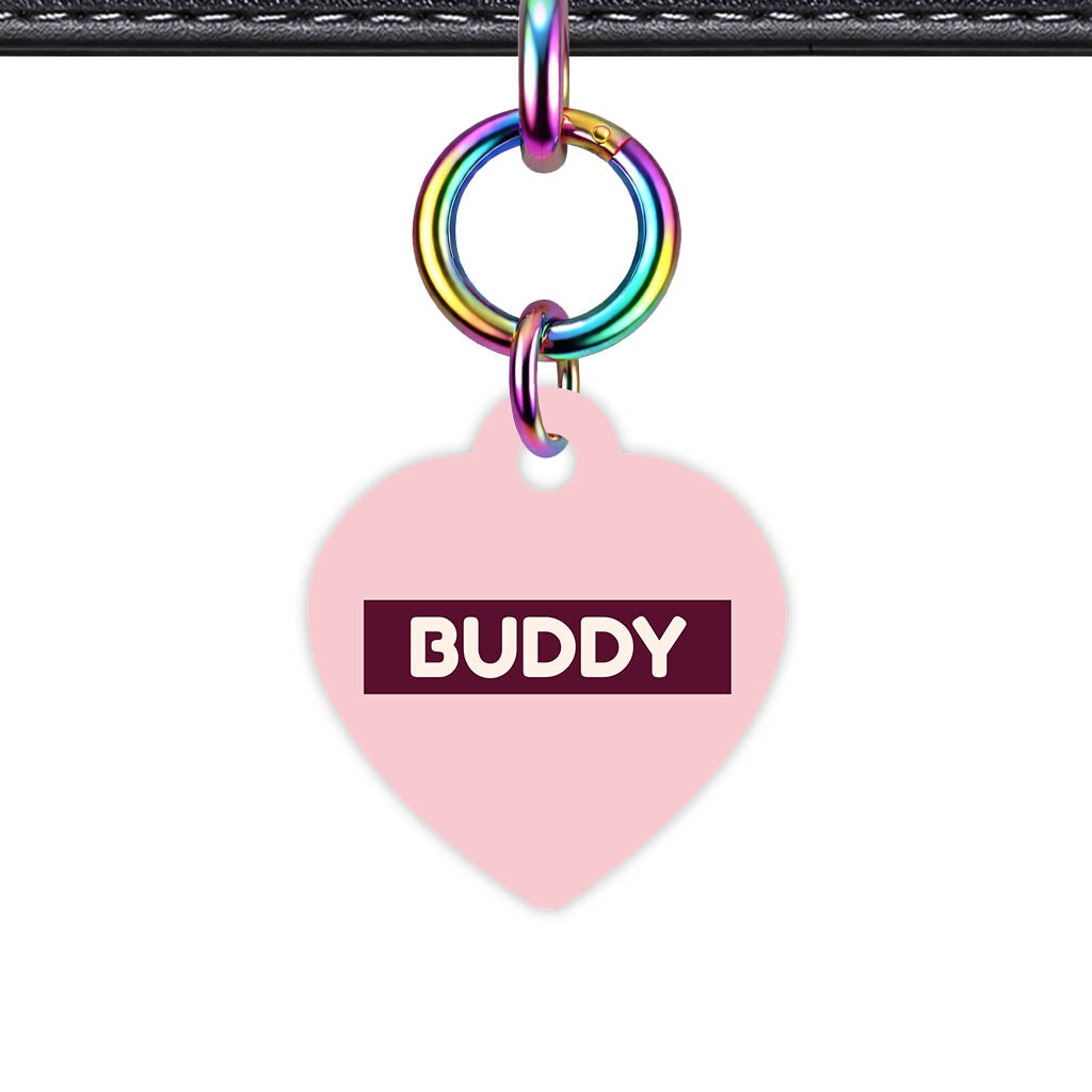Pink QR Smart Pet Id Tag (Dog Tag & Cat Tag)