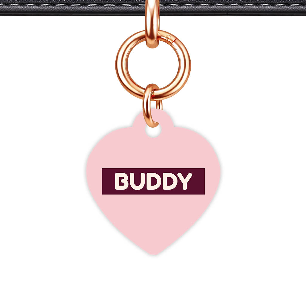 Pink Classic Pet Id (Dog Tag & Cat Tag)