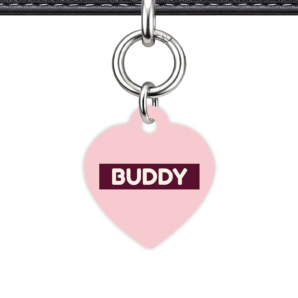 Pink QR Smart Pet Id Tag (Dog Tag & Cat Tag)
