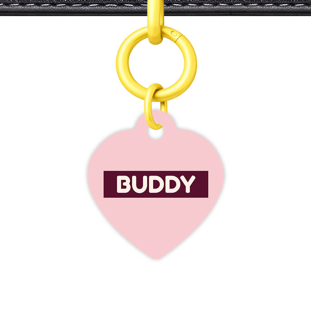Pink Classic Pet Id (Dog Tag & Cat Tag)