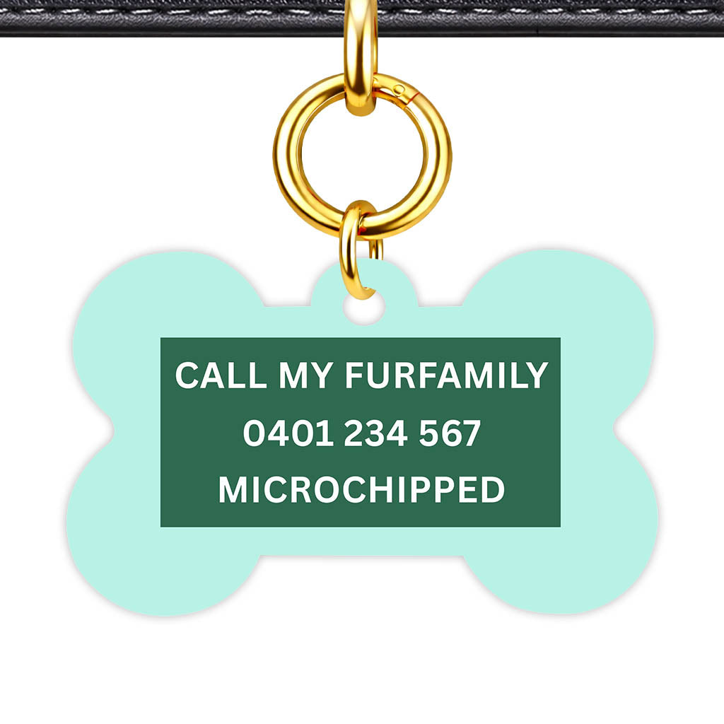 Mint Classic Pet Id (Dog Tag & Cat Tag)