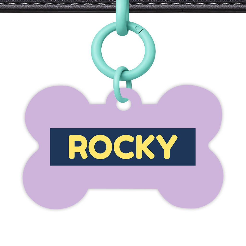Lavender QR Smart Pet Id Tag (Dog Tag & Cat Tag)