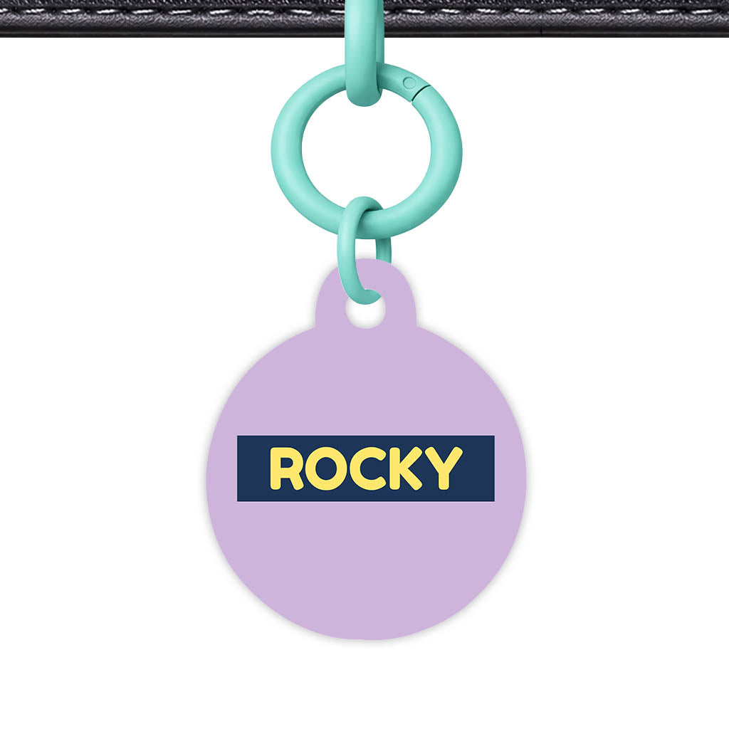 Lavender QR Smart Pet Id Tag (Dog Tag & Cat Tag)