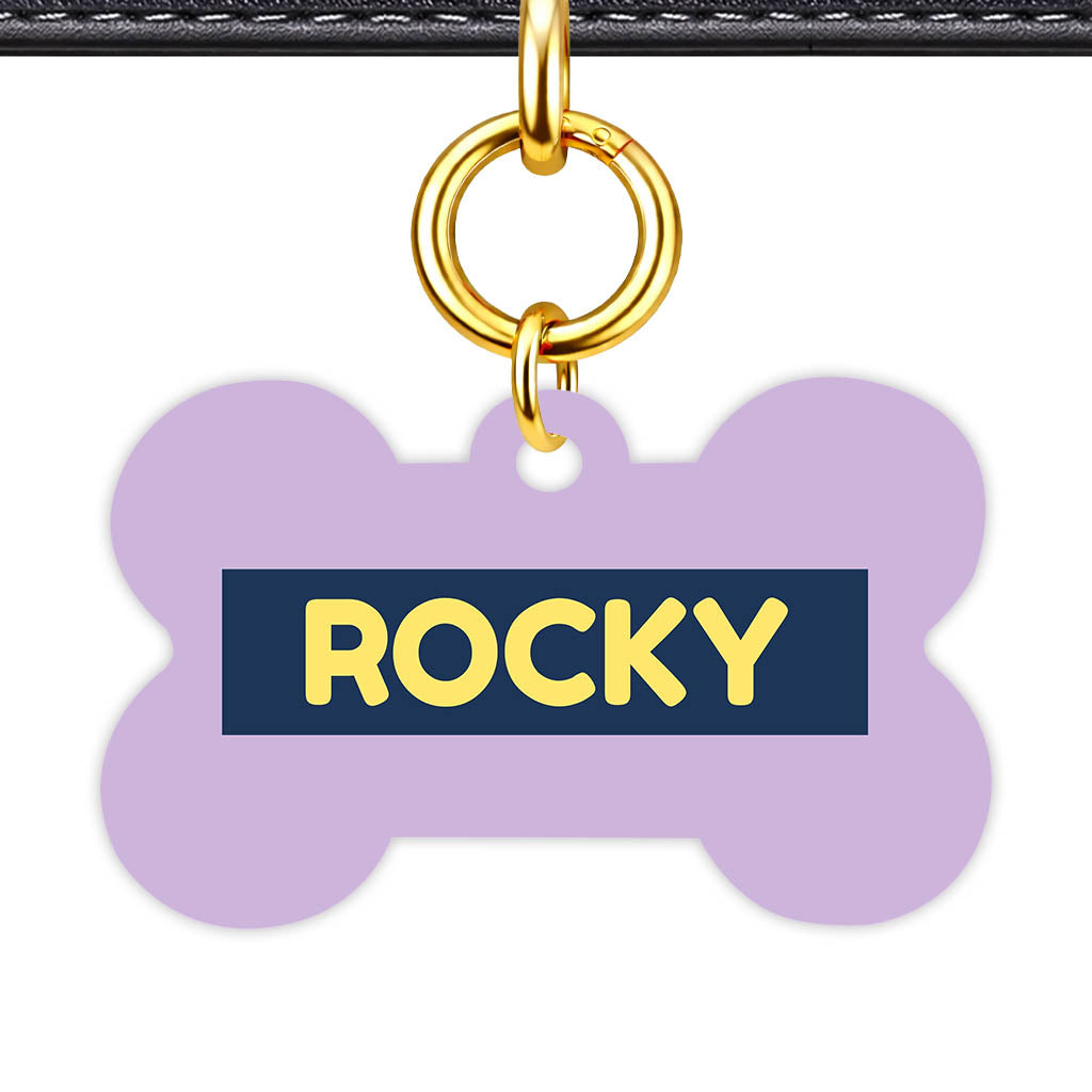 Lavender Classic Pet Id (Dog Tag & Cat Tag)