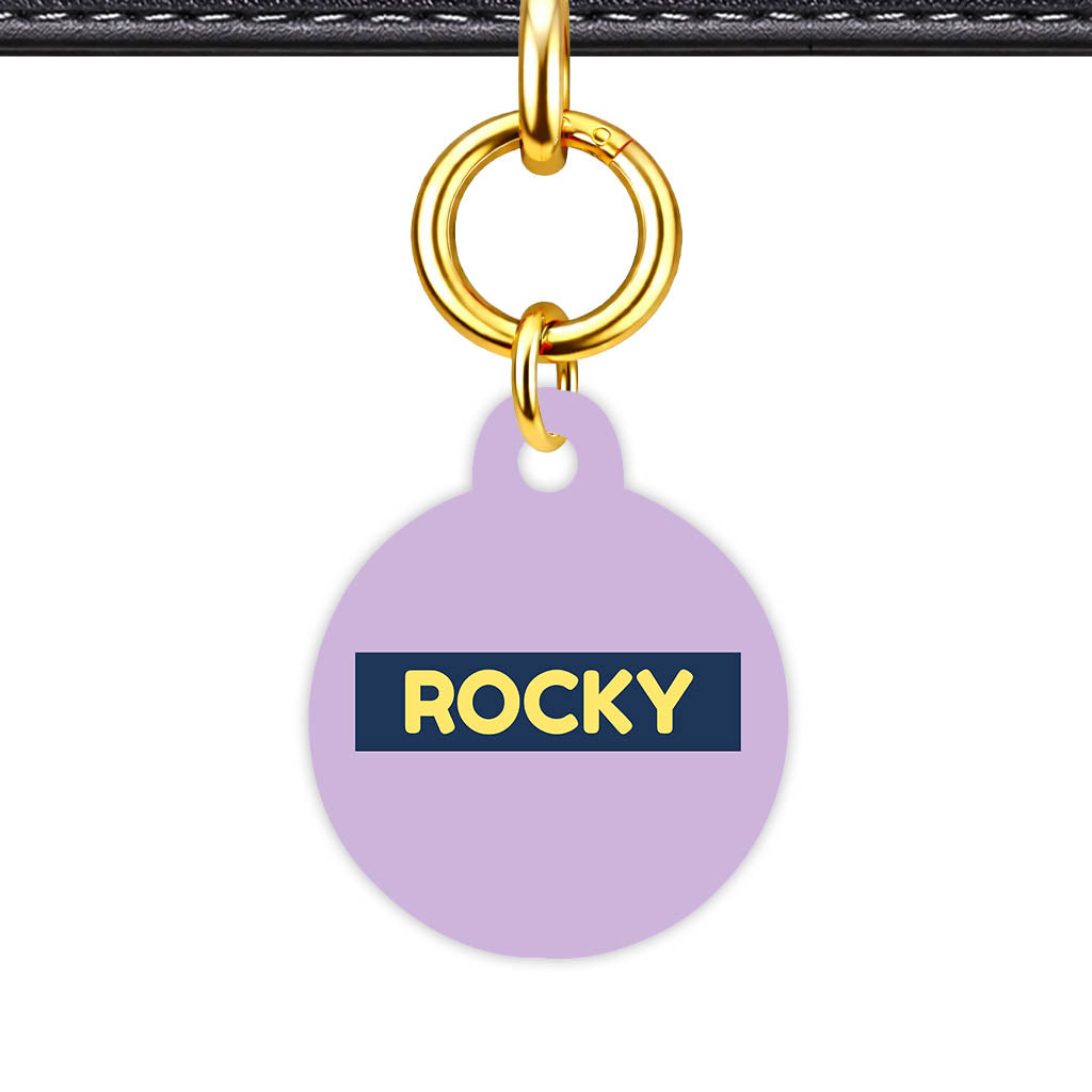 Lavender Classic Pet Id (Dog Tag & Cat Tag)