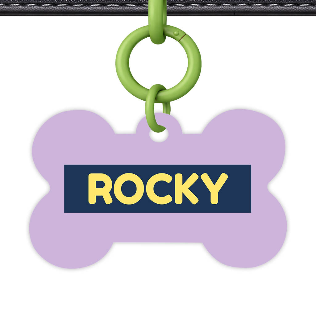 Lavender QR Smart Pet Id Tag (Dog Tag & Cat Tag)