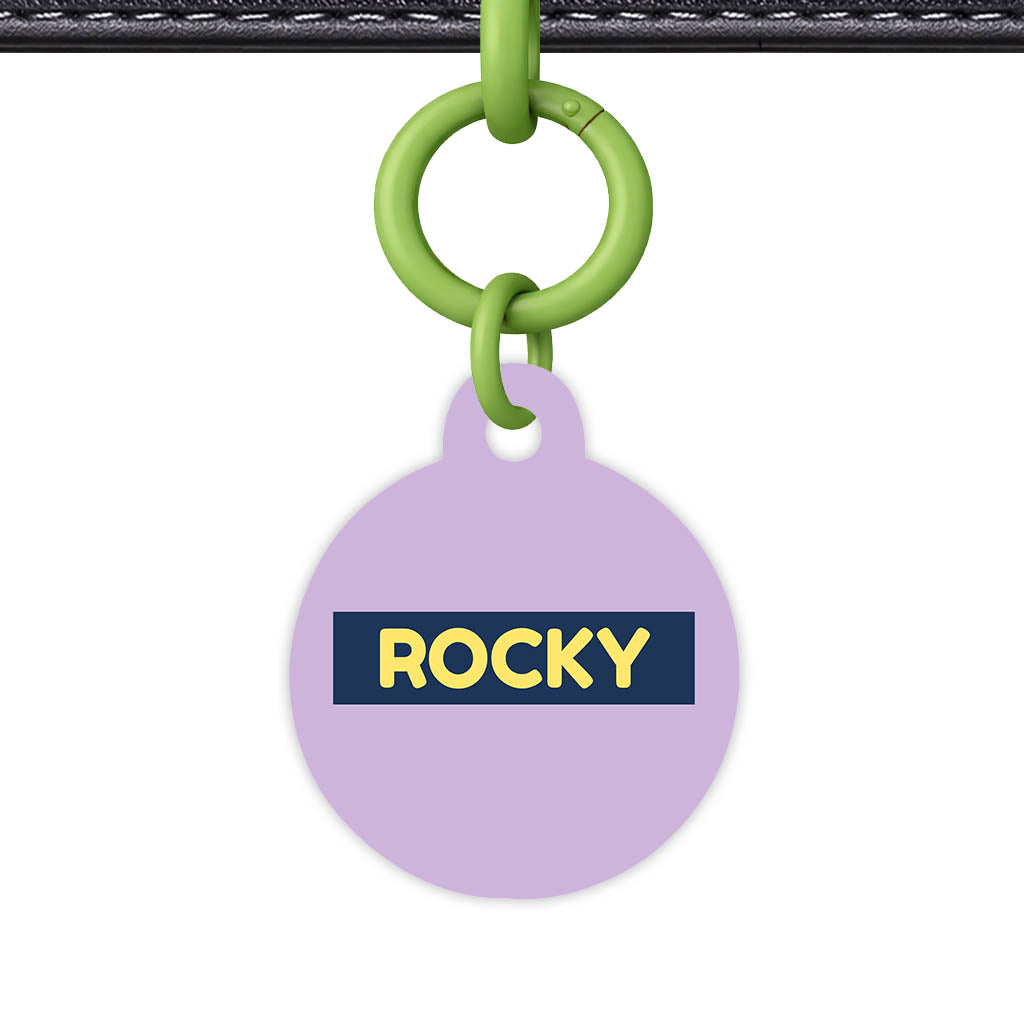 Lavender Classic Pet Id (Dog Tag & Cat Tag)
