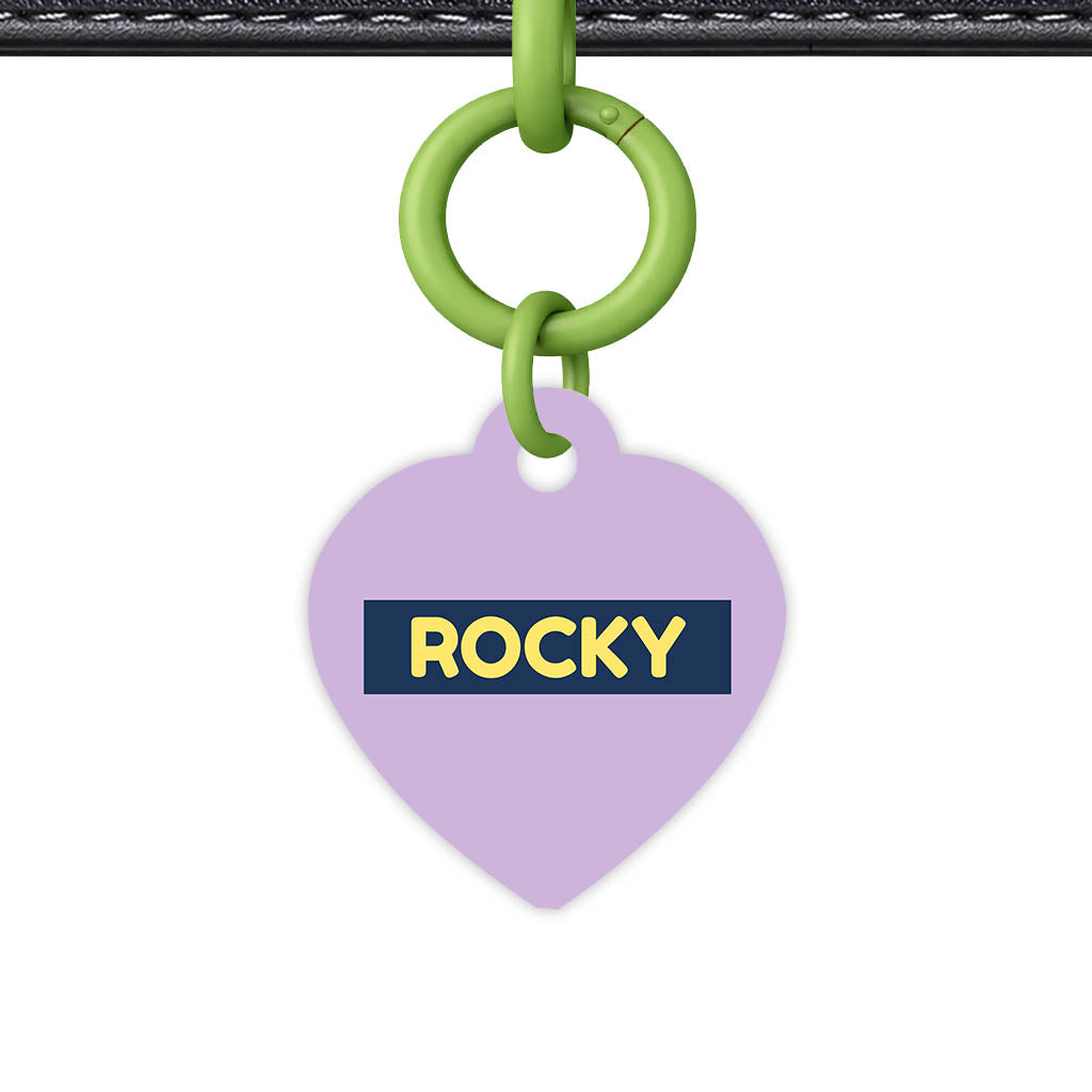 Lavender QR Smart Pet Id Tag (Dog Tag & Cat Tag)