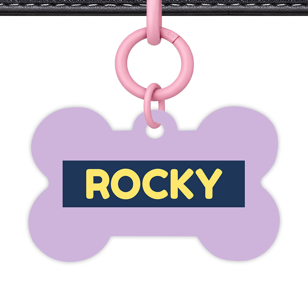 Lavender Classic Pet Id (Dog Tag & Cat Tag)