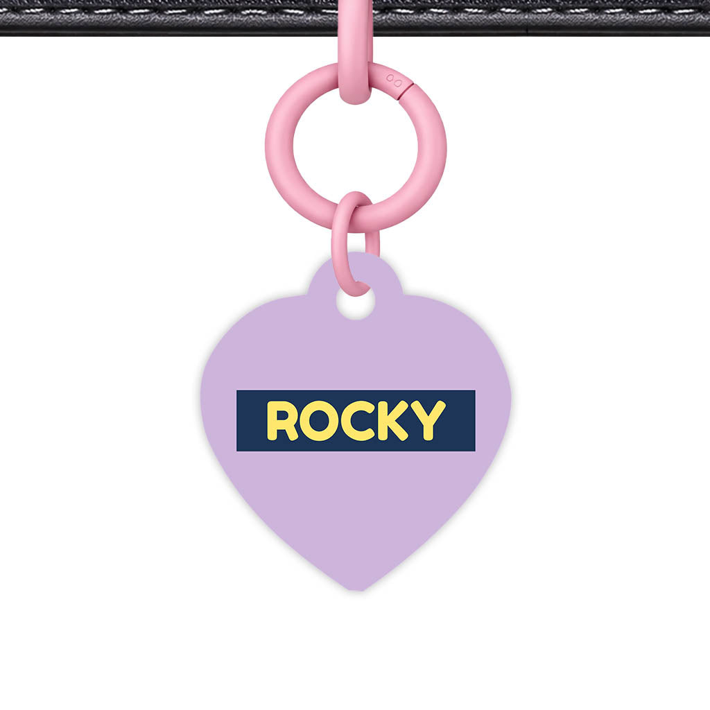 Lavender QR Smart Pet Id Tag (Dog Tag & Cat Tag)