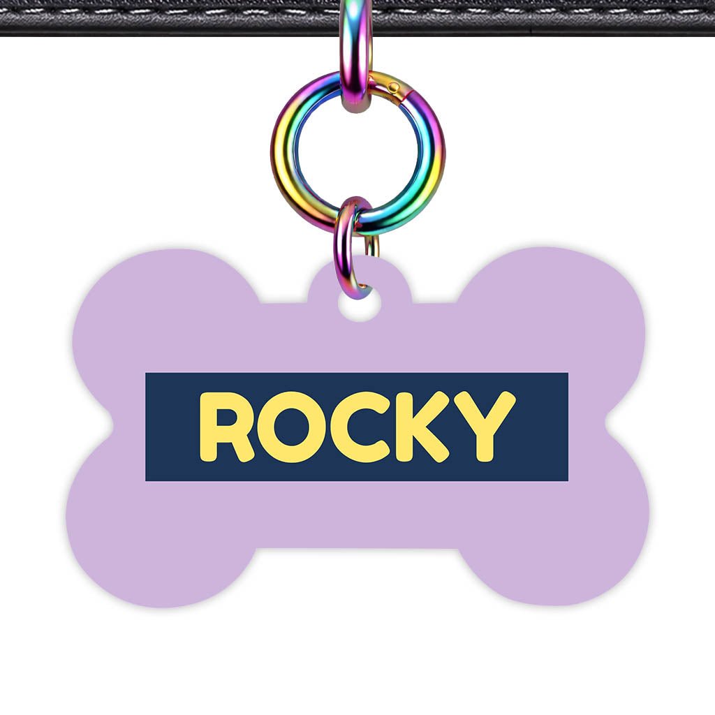 Lavender QR Smart Pet Id Tag (Dog Tag & Cat Tag)