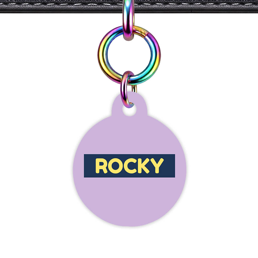 Lavender Classic Pet Id (Dog Tag & Cat Tag)
