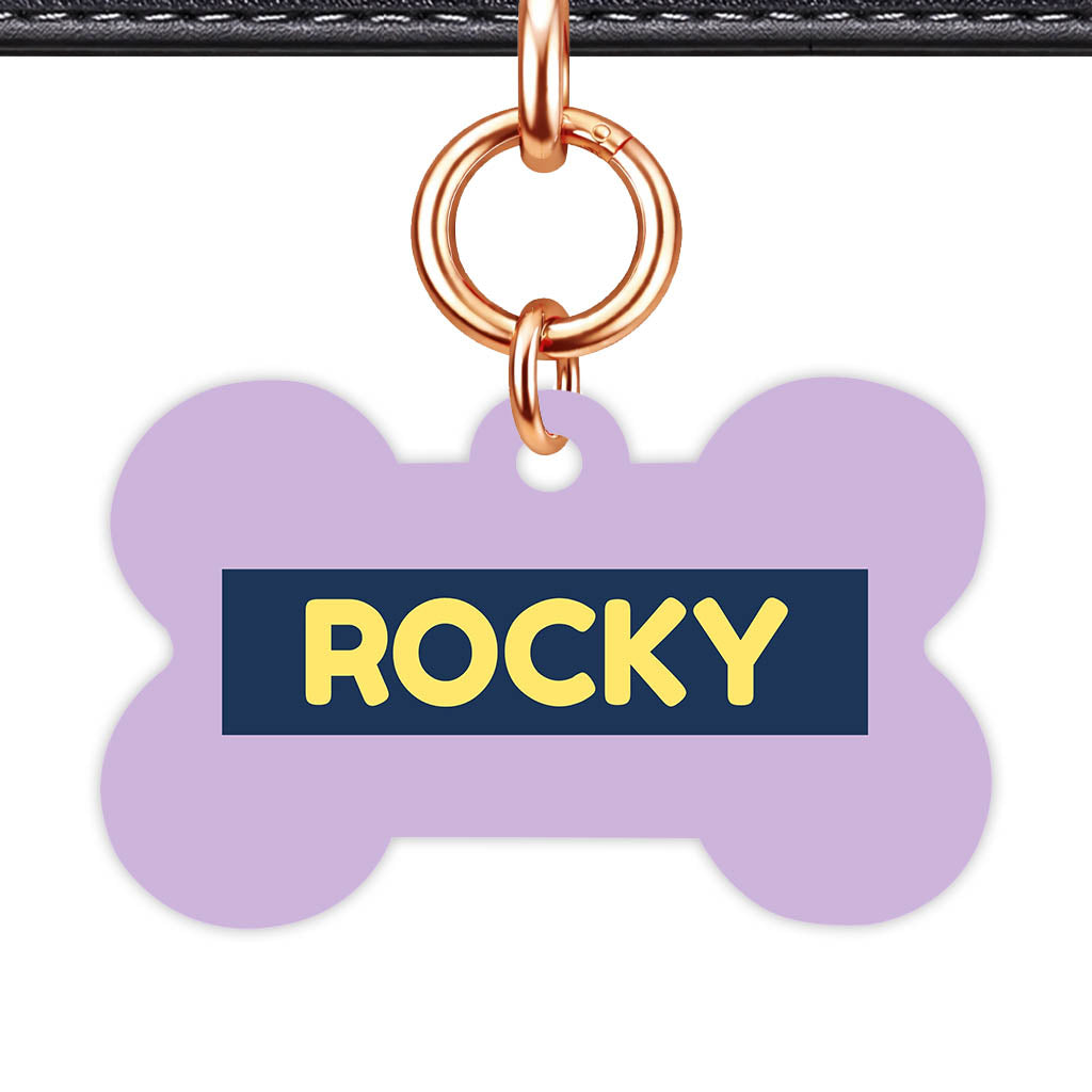 Lavender Classic Pet Id (Dog Tag & Cat Tag)