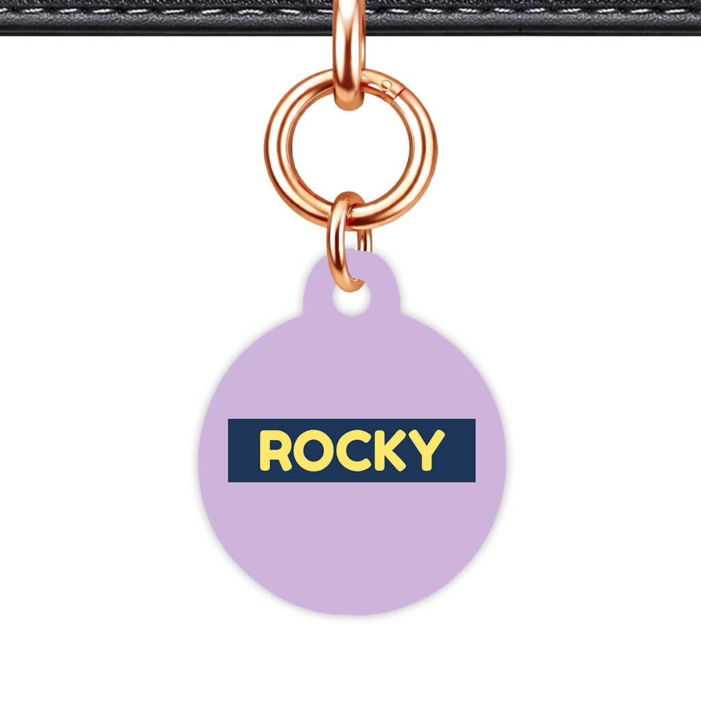 Lavender QR Smart Pet Id Tag (Dog Tag & Cat Tag)