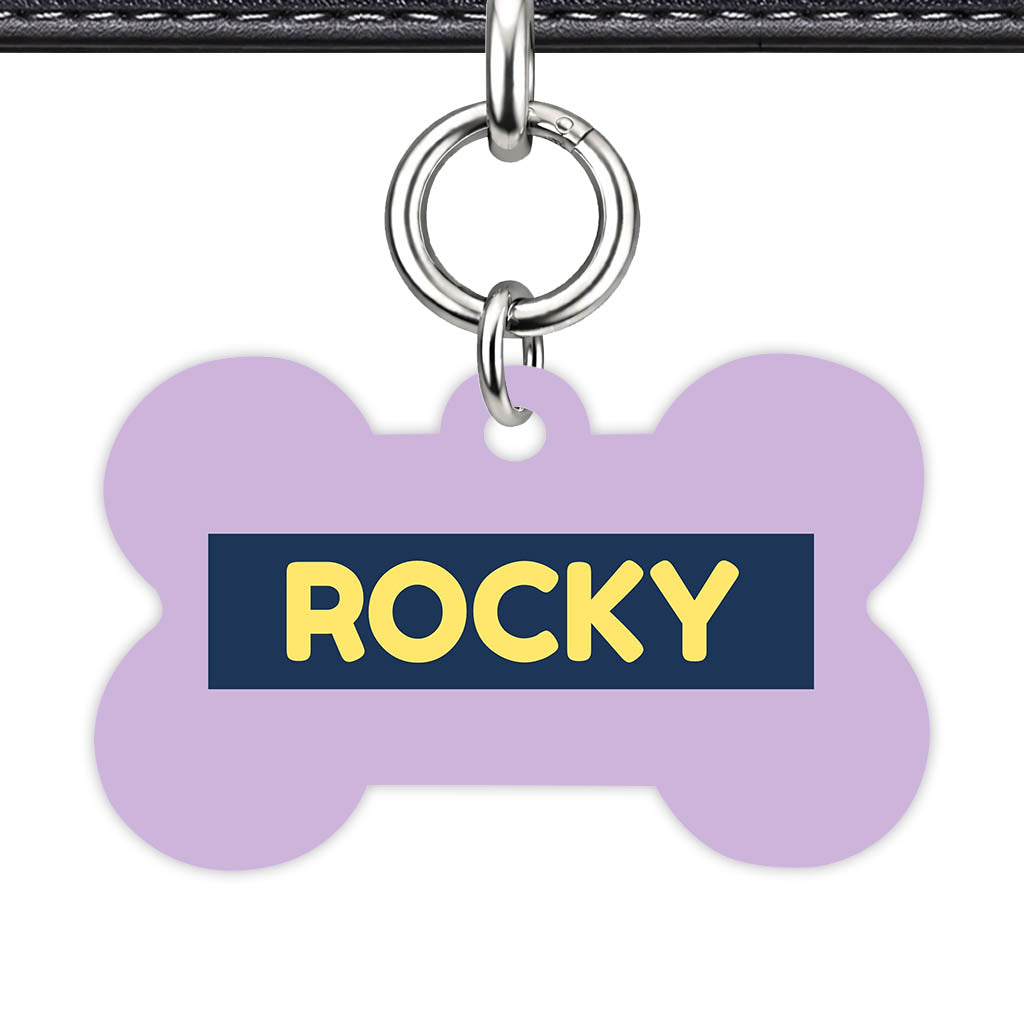 Lavender QR Smart Pet Id Tag (Dog Tag & Cat Tag)