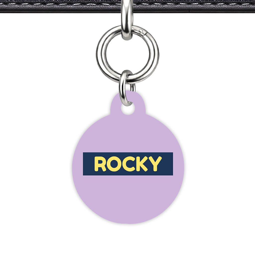 Lavender QR Smart Pet Id Tag (Dog Tag & Cat Tag)