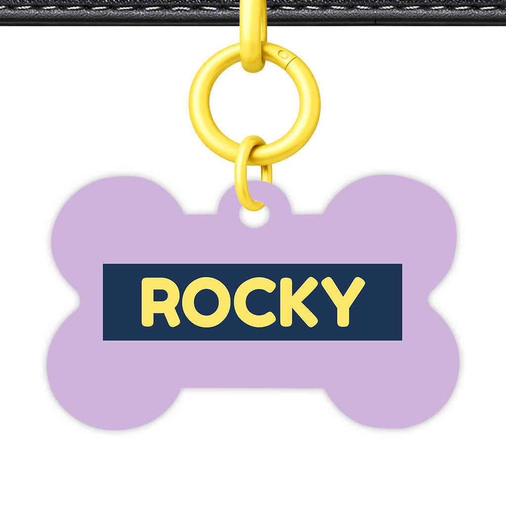 Lavender QR Smart Pet Id Tag (Dog Tag & Cat Tag)