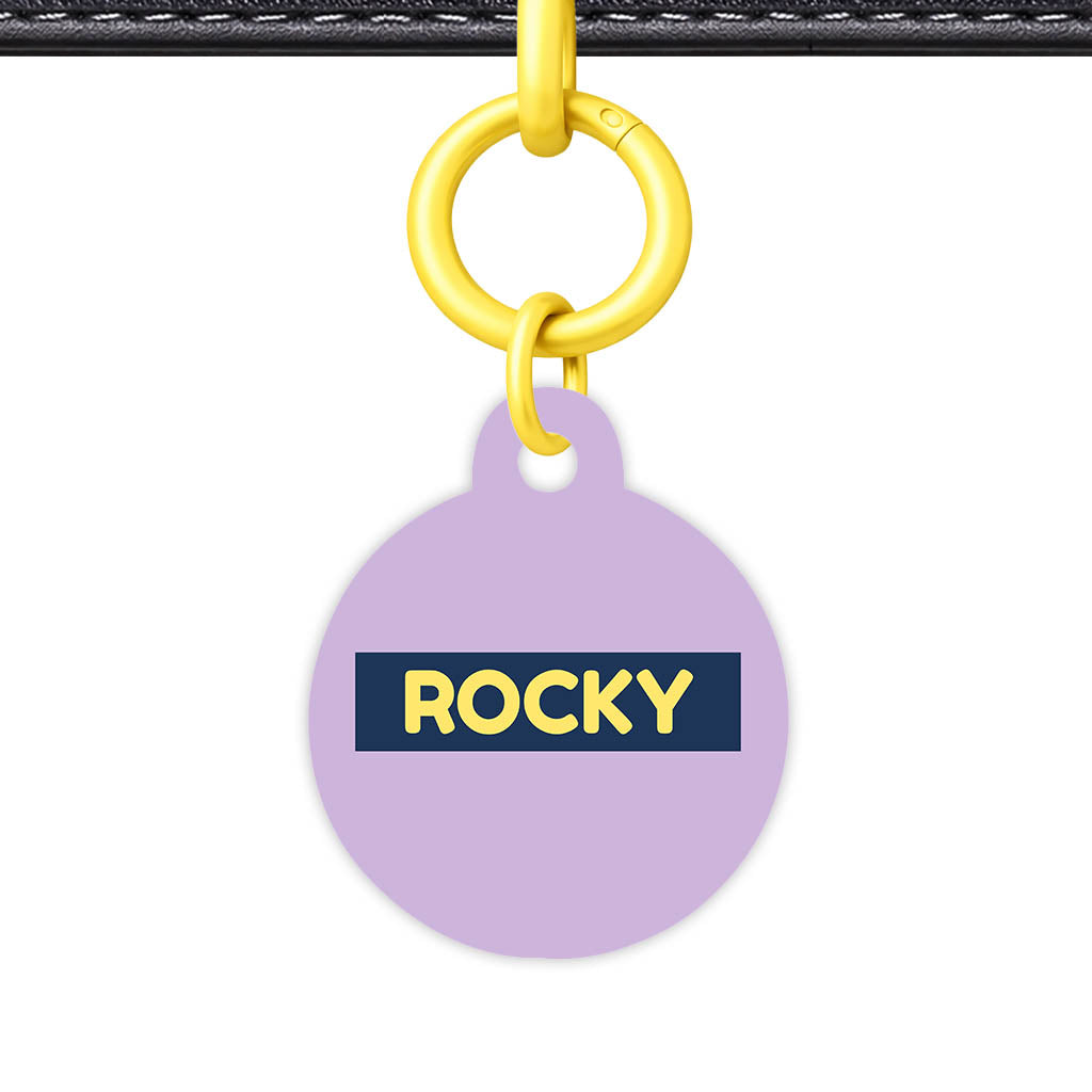 Lavender QR Smart Pet Id Tag (Dog Tag & Cat Tag)