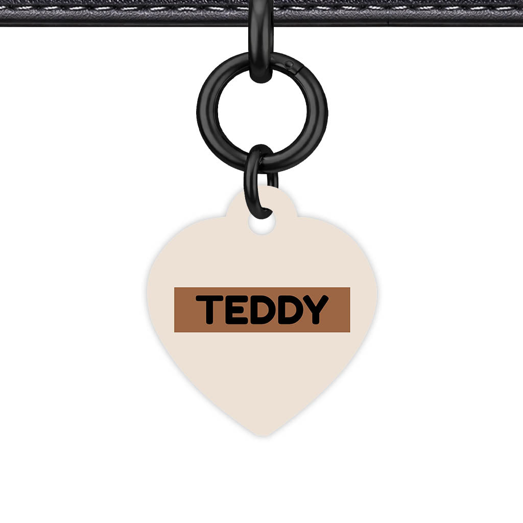 Beige QR Smart Pet Id Tag (Dog Tag & Cat Tag)