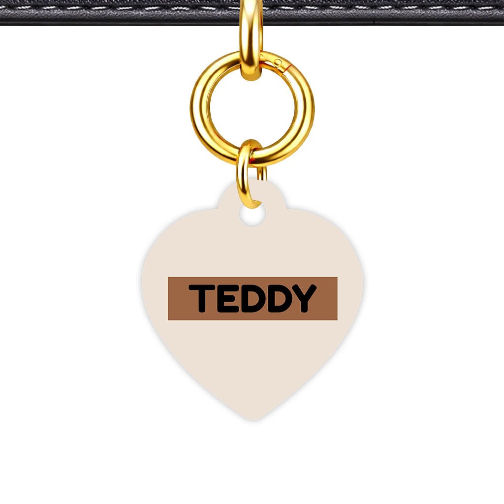 Beige QR Smart Pet Id Tag (Dog Tag & Cat Tag)