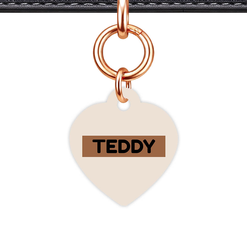 Beige QR Smart Pet Id Tag (Dog Tag & Cat Tag)