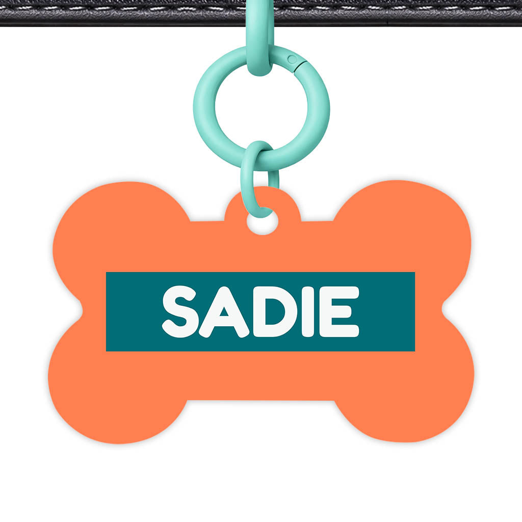 Orange QR Smart Pet Id Tag (Dog Tag & Cat Tag)