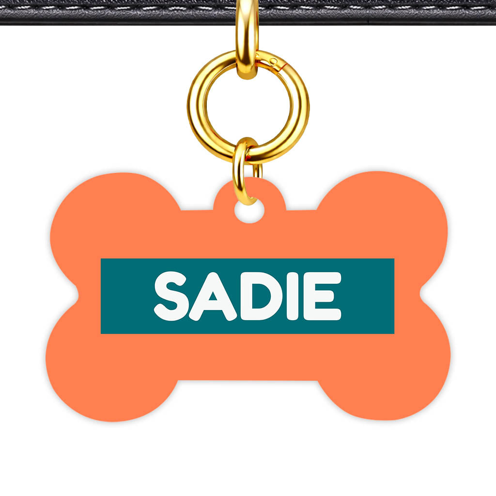 Orange QR Smart Pet Id Tag (Dog Tag & Cat Tag)