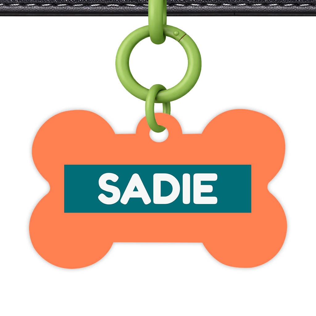 Orange QR Smart Pet Id Tag (Dog Tag & Cat Tag)